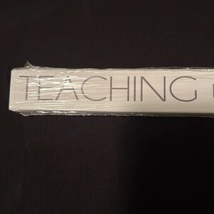Teaching Is A Work Of Heart Sign - Wood -16x1.5 New In Packaging